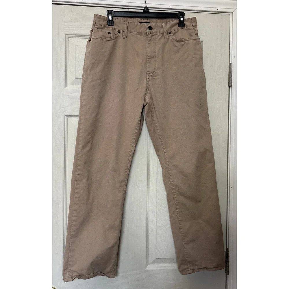 Men's Nautica Straight Fit Spinnaker Tan 33x30